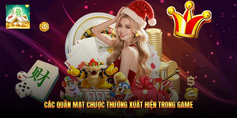 Các quân mạt chược thường xuất hiện trong game 